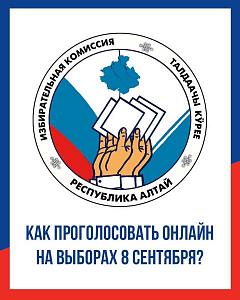 Жители Республики Алтай смогут проголосовать онлайн на предстоящих выборах.